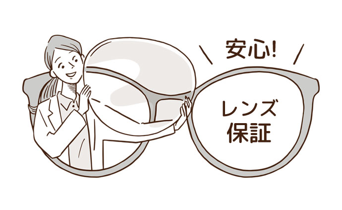 ご購入から3ヶ月の見え方保証