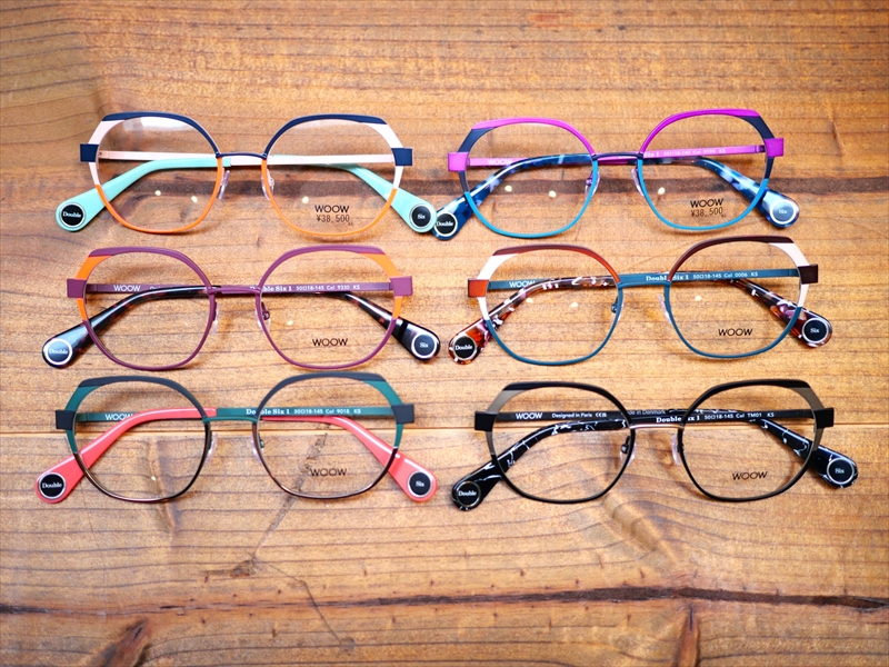 WOOW（ウー）ならではのカラーリングが楽しすぎる！新作メタルフレーム「Double Six1」