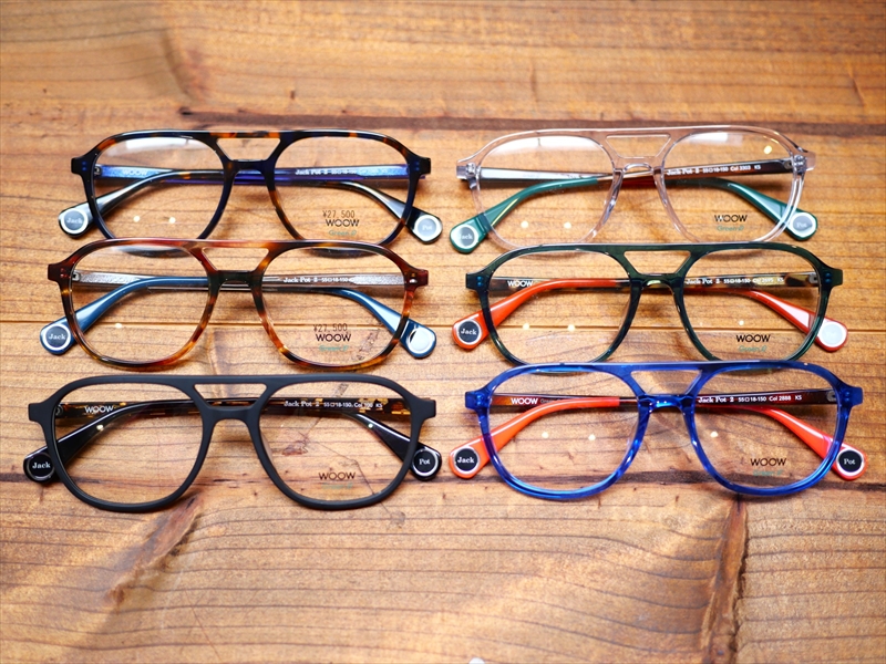 「 Jack Pot2 」というハードボイルドではないティアドロップ（アビエーター）がWOOW（ウー）には存在します！